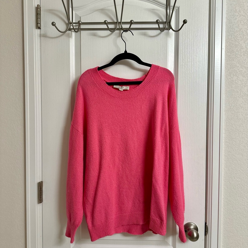 Loft pink sweater